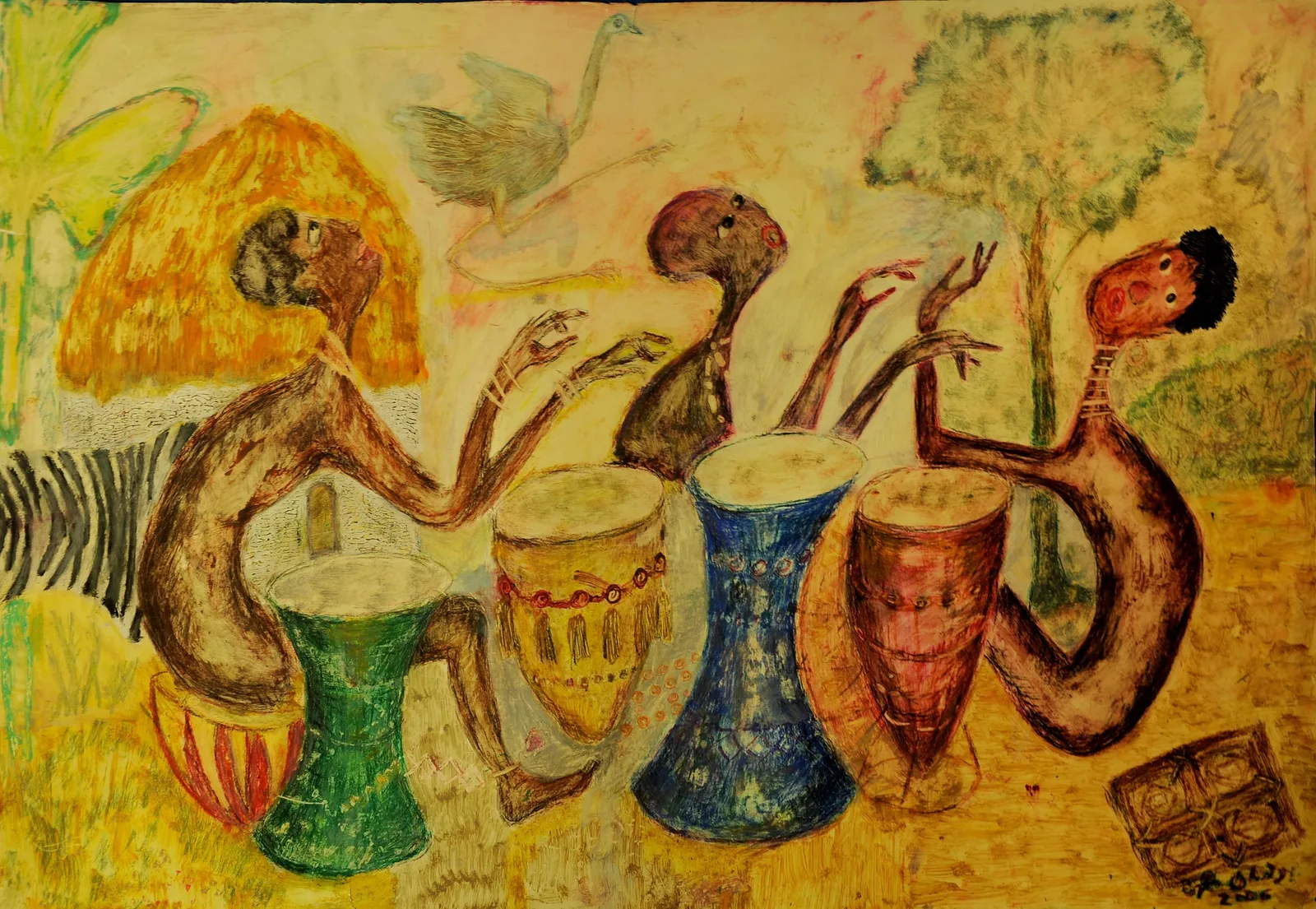 African musicians of the distant past
